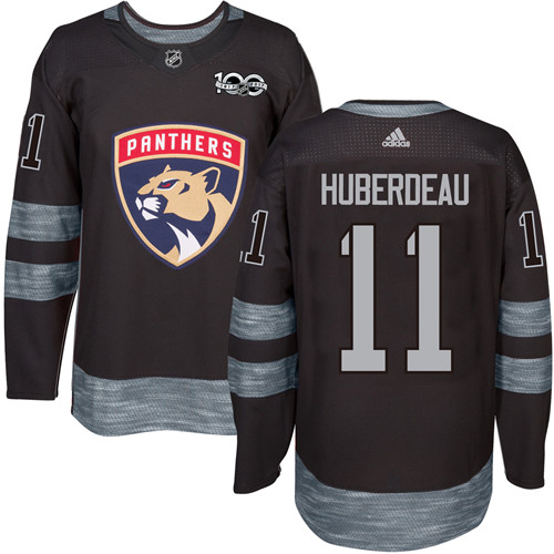 Kinder Florida Panthers Eishockey Trikot Jonathan Huberdeau #11 Authentic Schwarz 1917-2017 100th Anniversary